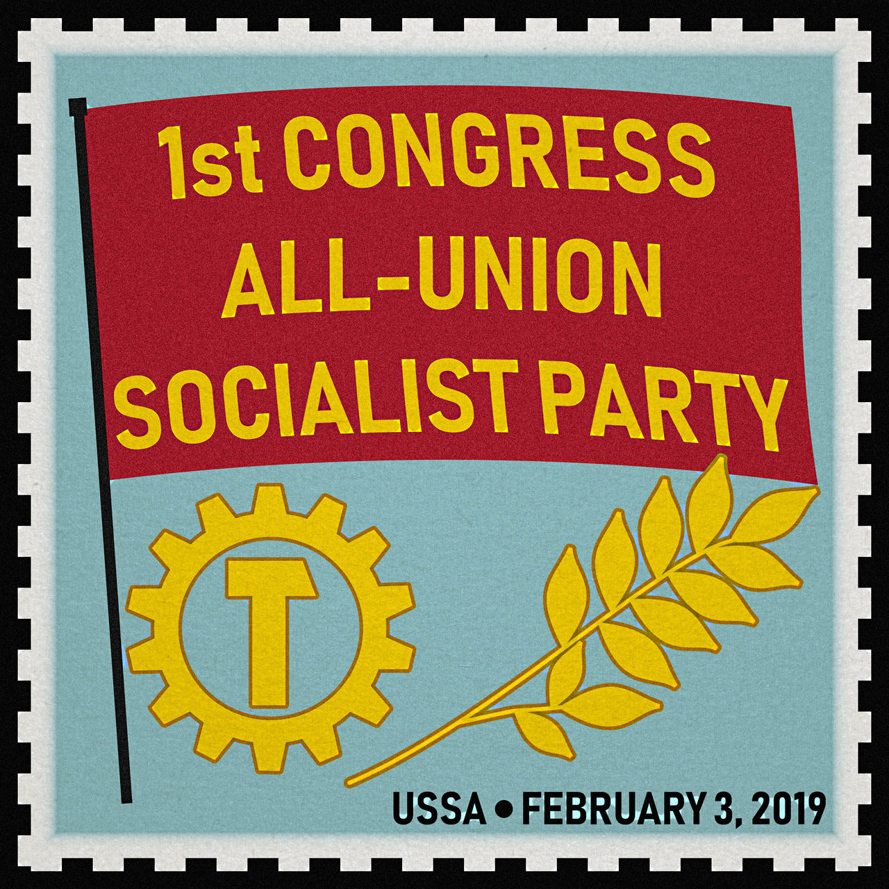 1st Congress of the AUSP Stamp by Strigon85 on DeviantArt