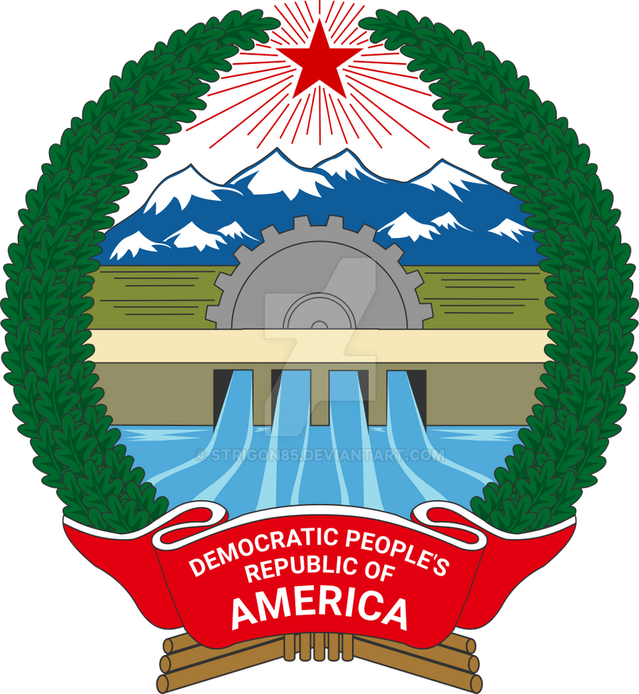 Democratic People's Republic of America emblem by Strigon85 on DeviantArt