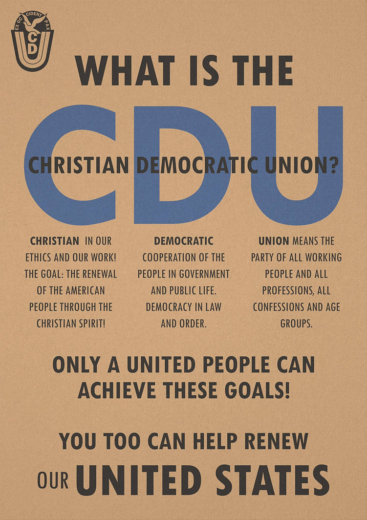 CDU USA poster5 by Strigon85 on DeviantArt