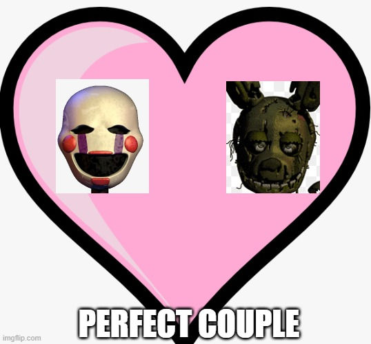 springtrapxpuppet the perfect couple by puppetspringy4ever on DeviantArt