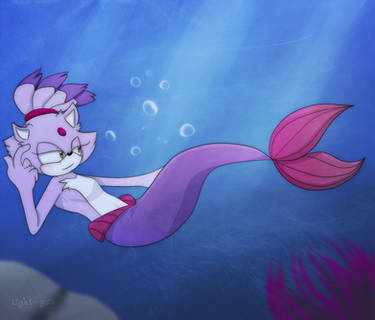 Commission - Mermaid Blaze