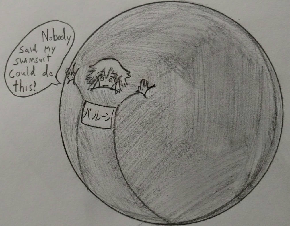 Neptune's Balloon Swimsuit by NepuOfInflation on DeviantArt