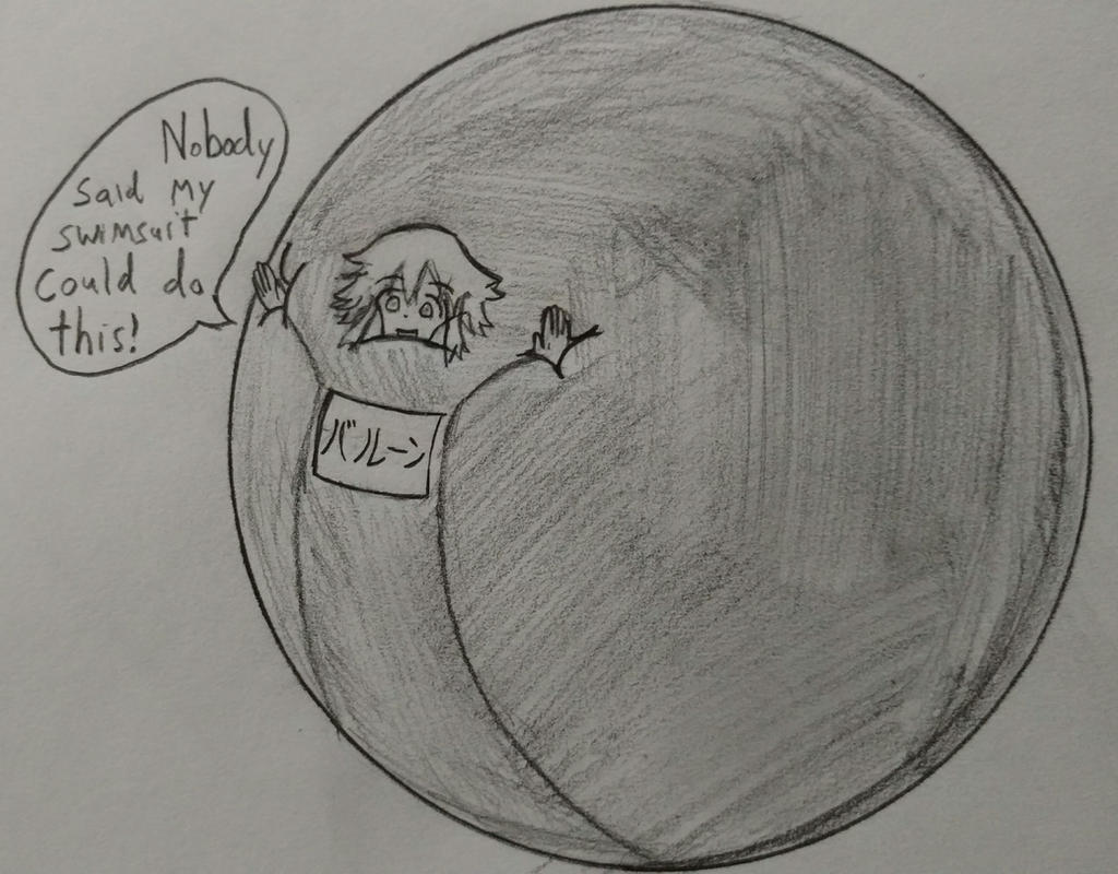 Neptune's Balloon Swimsuit by NepuOfInflation on DeviantArt