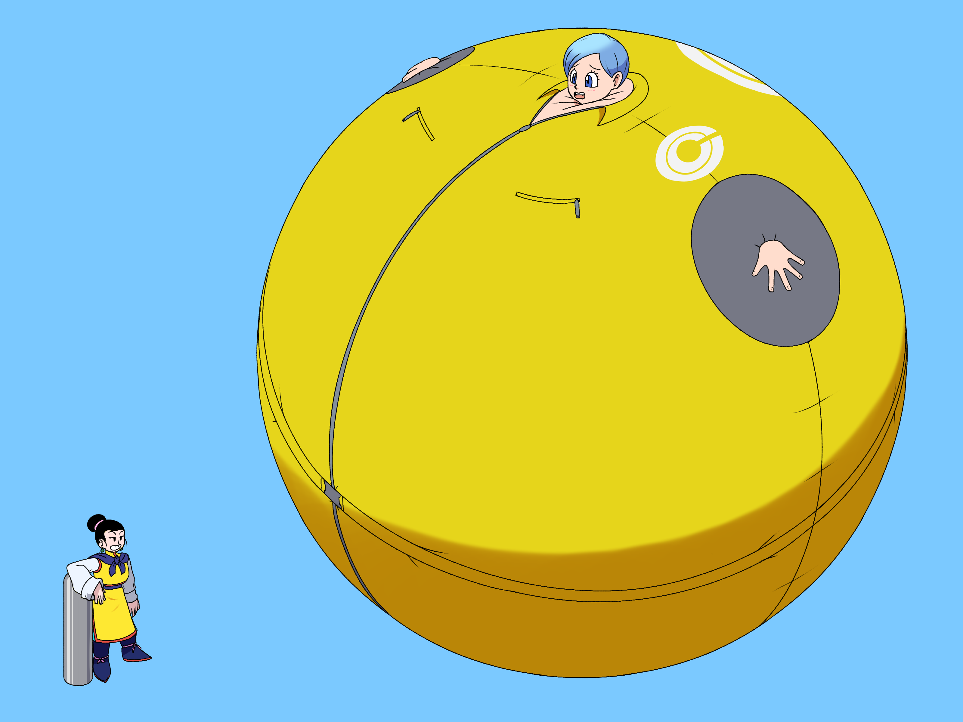Big Bulma by NepuOfInflation on DeviantArt