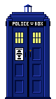 Pixel Tardis by MycroftPorthos