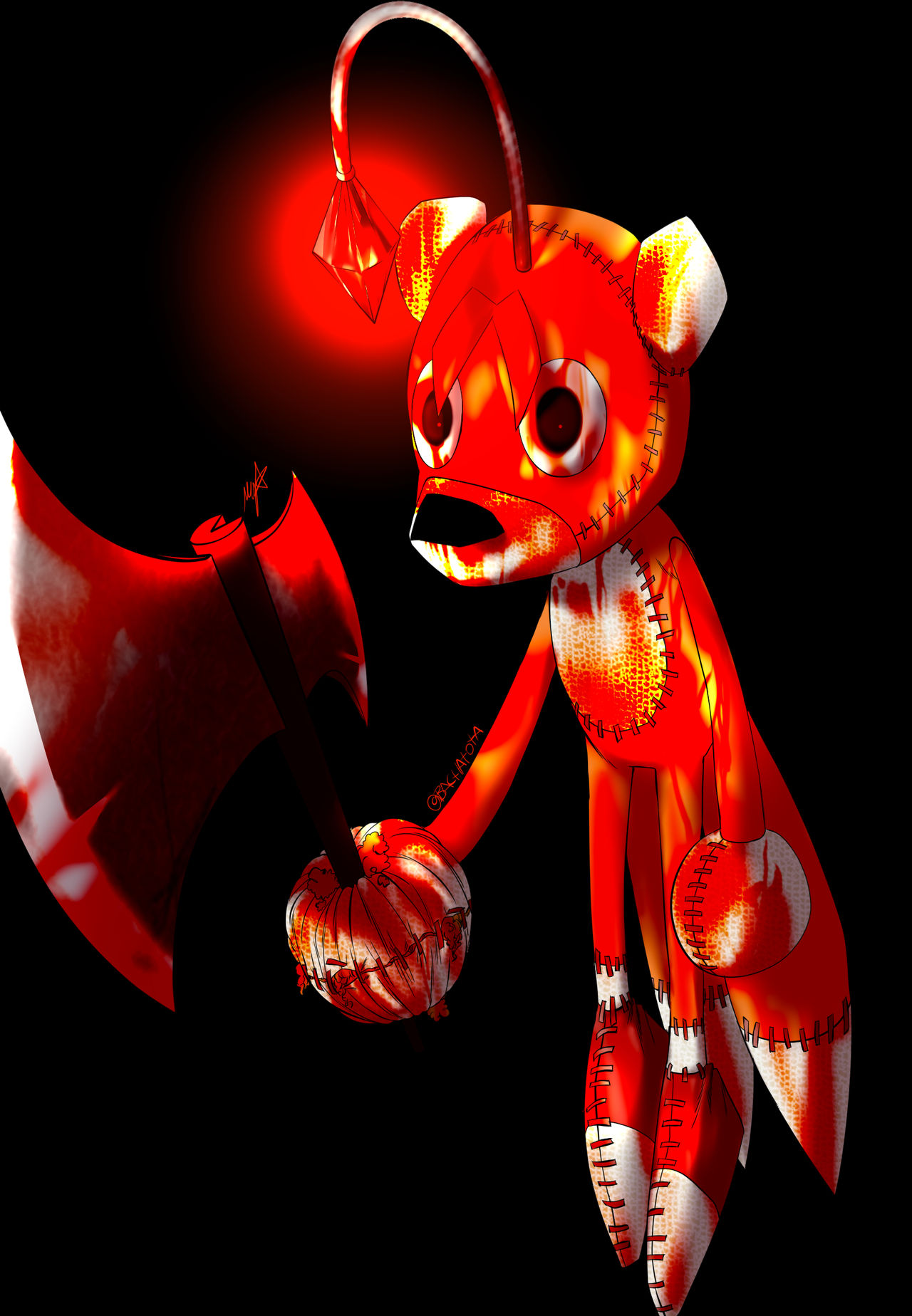 FNF] Corrupted Tails Doll by 205tob on DeviantArt
