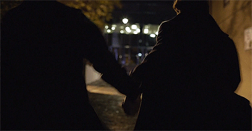 John and Sherlock HOLDING HANDS