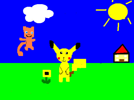 pokemon mew and pikachu by sega-boy09 on DeviantArt