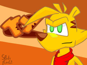 Ty the tasmanian tiger fan art :)