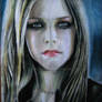 Avril lavigne colored pencil drawing portrait