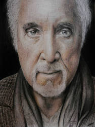 Tom Jones colored pencil drawing