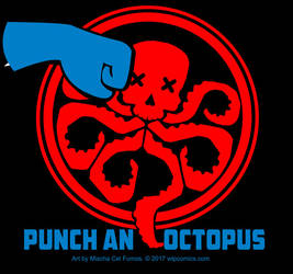 Shirt design- Punch an Octopus