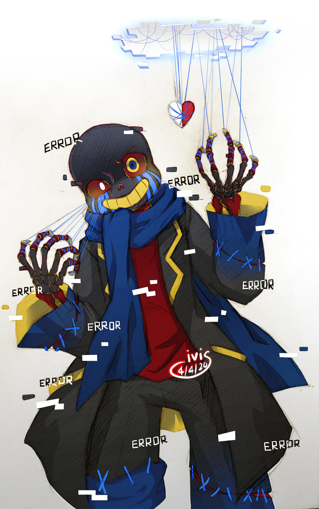 Error!Sans by Ivis-sans on DeviantArt