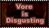 Vore is Disgusting Stamp