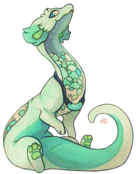 #378 Terradragon - Sea Glass