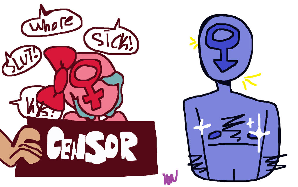 Censor Deviantart Vent art- Censor by AnonymousCat14 on DeviantArt