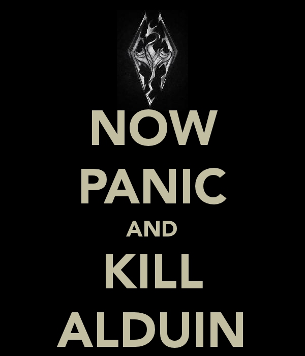 Skyrim: keep calm poster 1