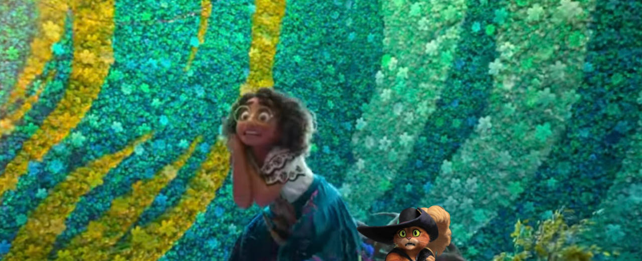 Puss In Boots Holding On a Vine by EvanFerguson on DeviantArt