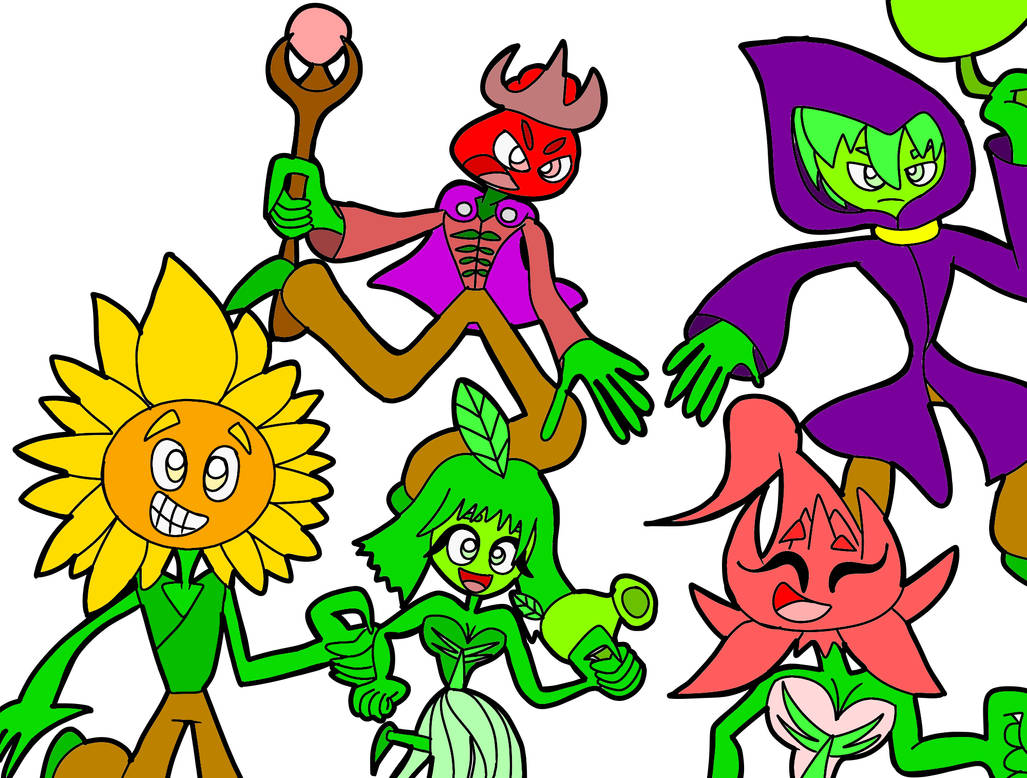 Pvz R63 PVZ MAIN CHARACTERS GENDER BEND by agentrose777 on DeviantArt