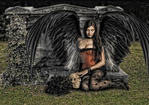 Dark Raven Angel