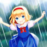 Alice in the rain