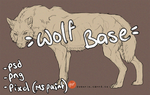 Wolf Line Art [Pay To Use] by Svenrin