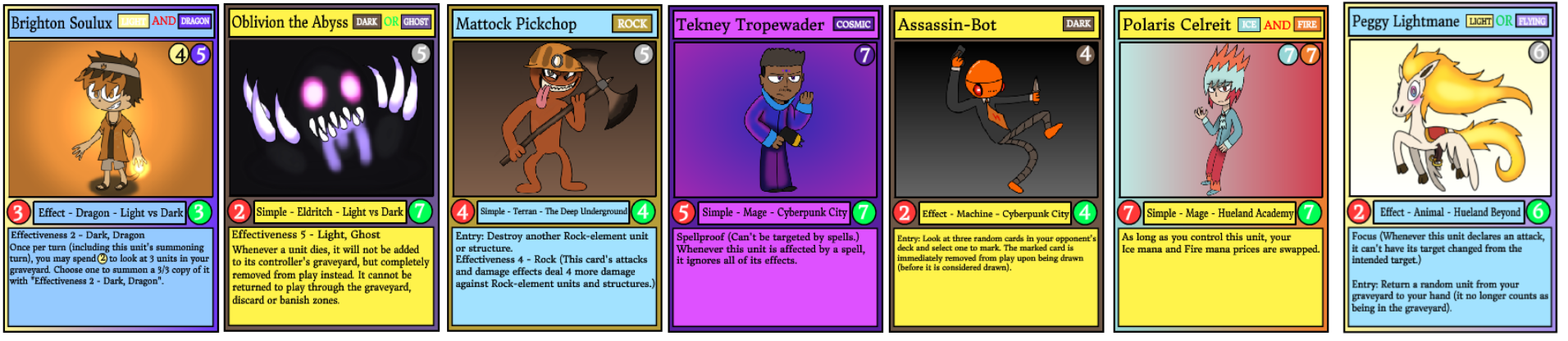 Deviantart Prototypeoc Prototype OC cards by JC1234TheToonist on DeviantArt