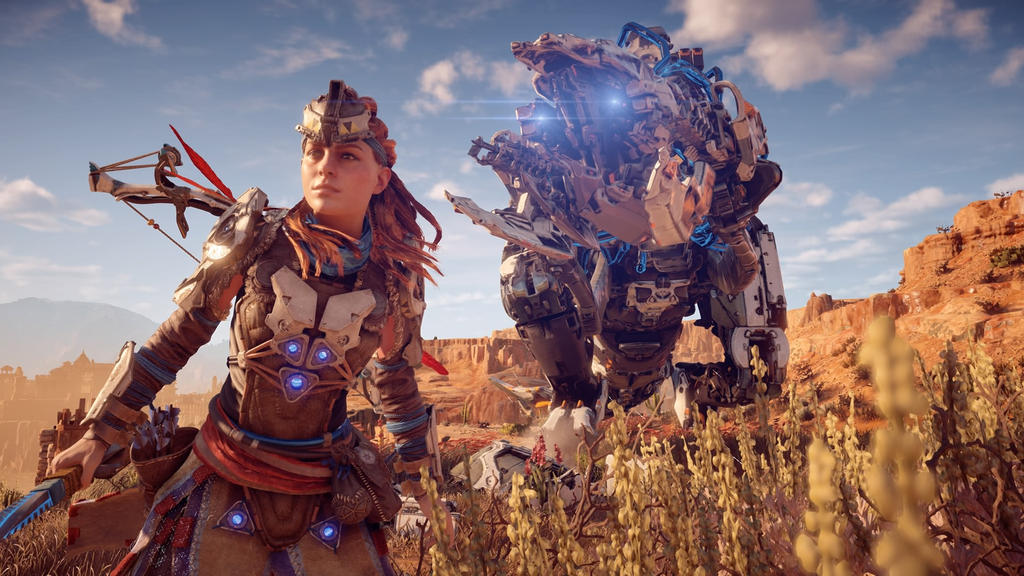 Aloy And Her Thunderjaw By Jorundshadefur On Deviantart Aloy And Her Thunderjaw By Jorundshadefur On Deviantart