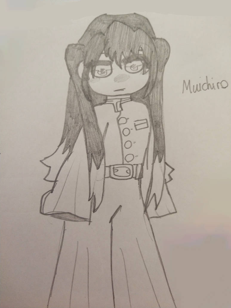 Mutiro Outline Muichiro by SpiderCatDragon on DeviantArt