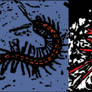 Centipede cave painting remix