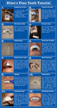 Fimo Teeth Tutorial by invader-gir
