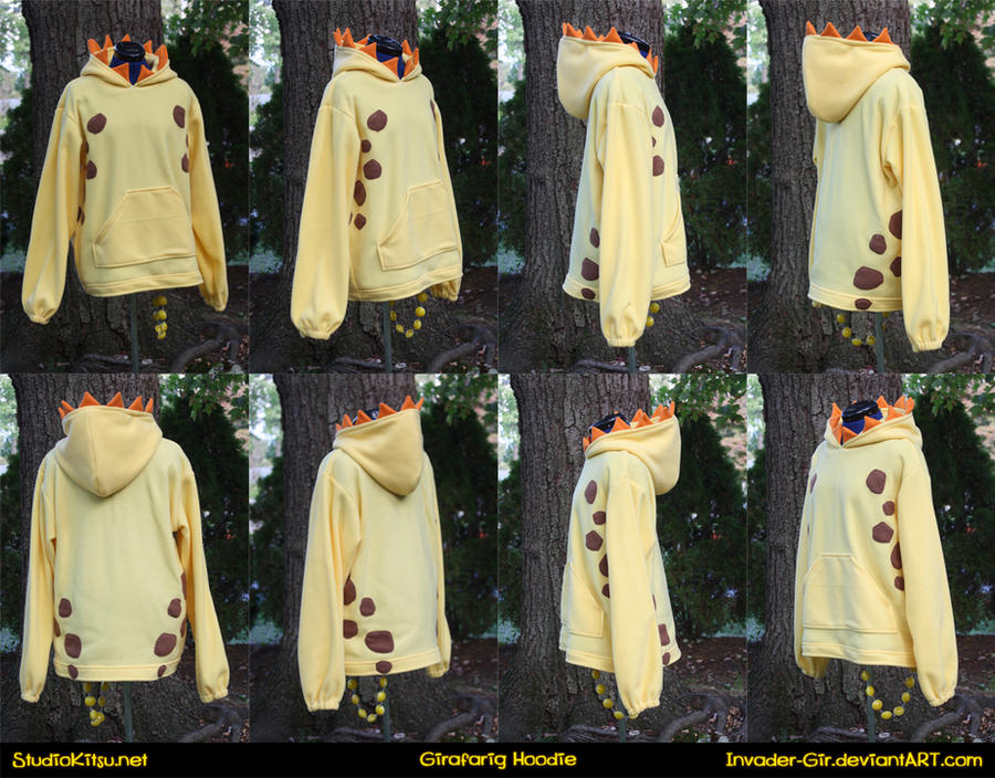 Girafarig Hoodie by invader-gir