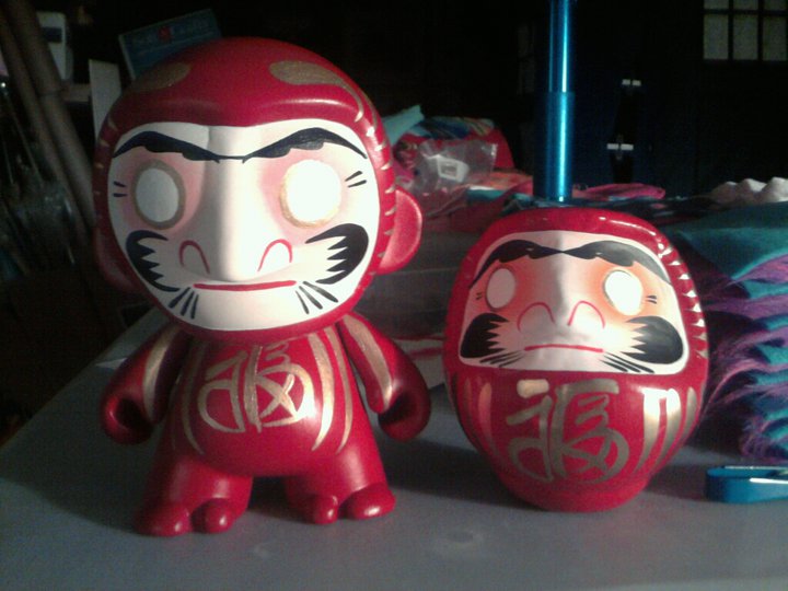 Daruma Munny WIP by invader-gir