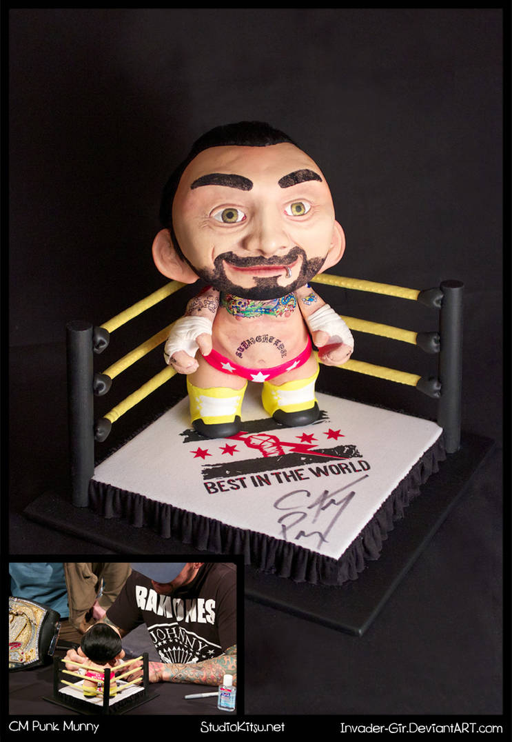 CM Punk Munny by invader-gir