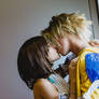 Yuna and Tidus kiss