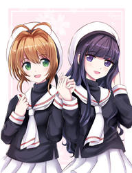 Sakura and Tomoyo