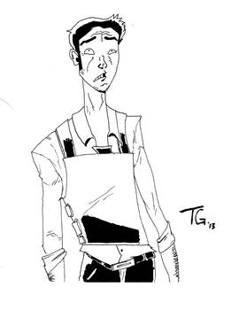 Tony Chu Inks Sketch