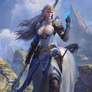Fantasy Artwork - Cathara, a battle-wizzard