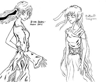 Bleach OC: Matsuo Enrei and Sakkyokka (Concept) by AnimeVeteran