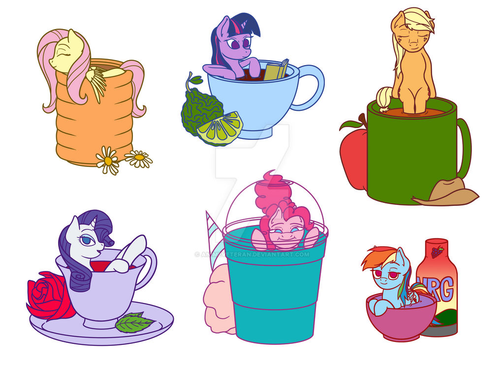 Mlp Tea Vector Pony Teas by AnimeVeteran on DeviantArt