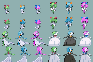 SSB5 Gardevoir - Shiny (Mega) Alt by ZaneTheDragon on DeviantArt