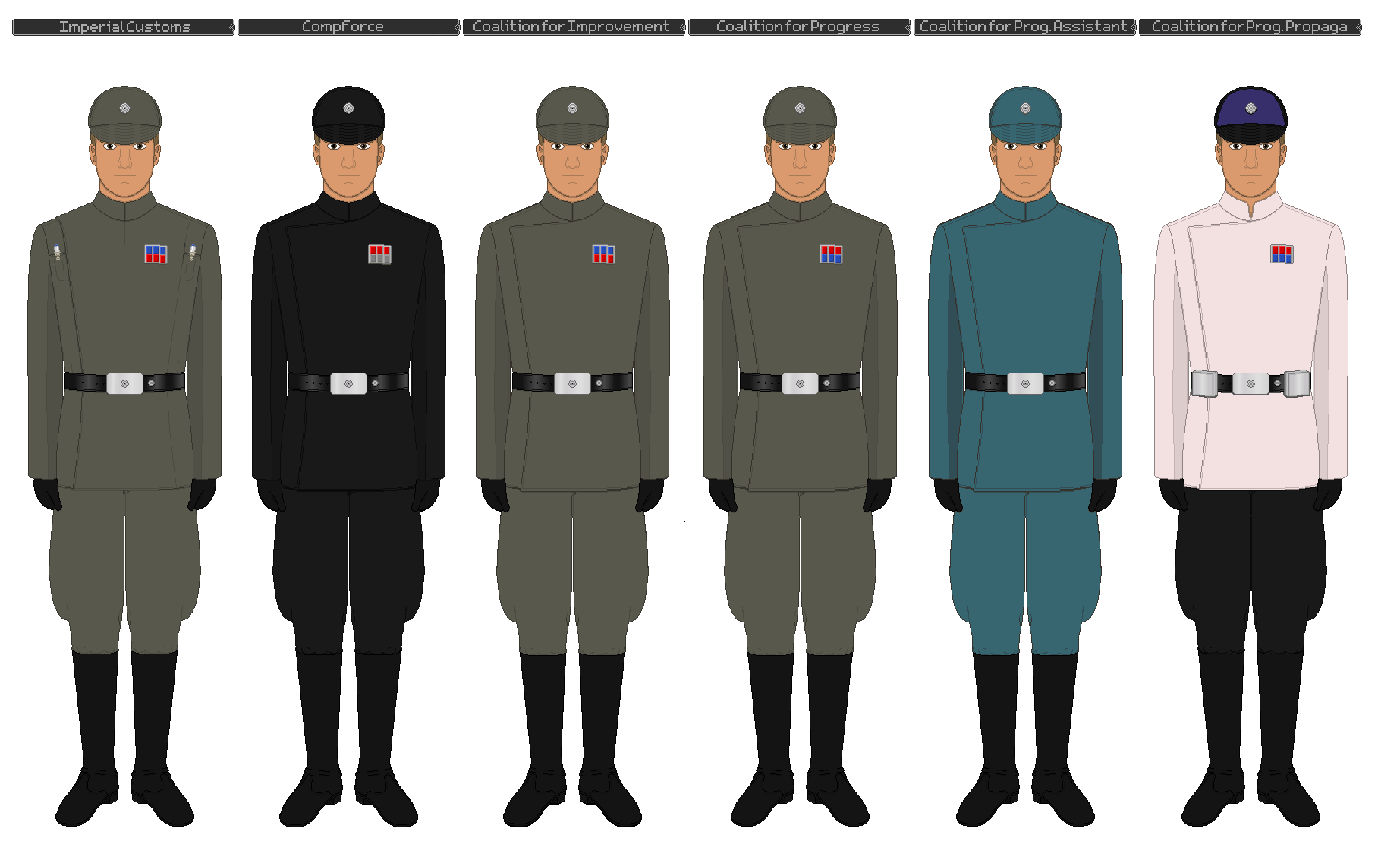 Imperial COMPNOR Uniforms (Without ISB) by Charles07km on DeviantArt