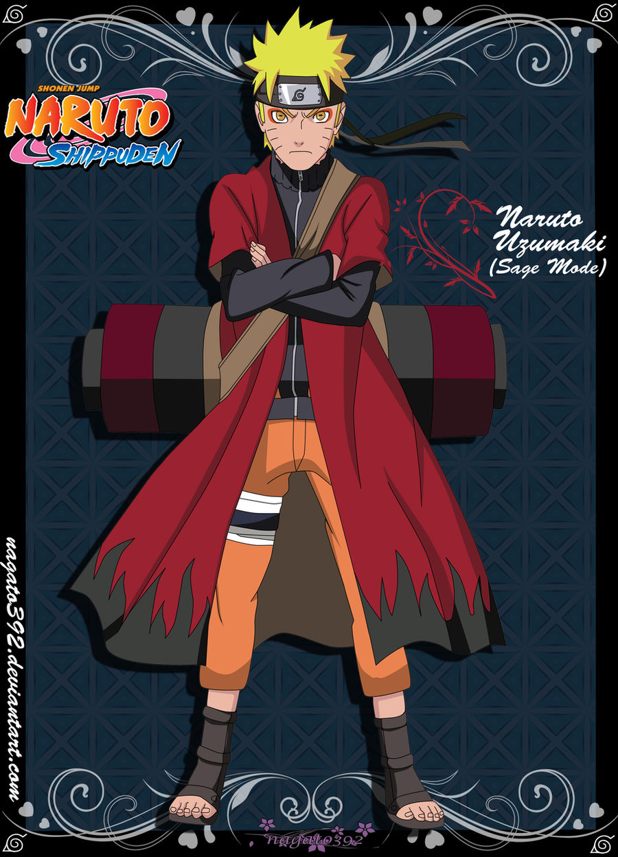 Naruto Uzumaki SAGE MODE By Nagato392 On DeviantArt naruto-uzumaki-sage-mode-by-nagato392-on-deviantart