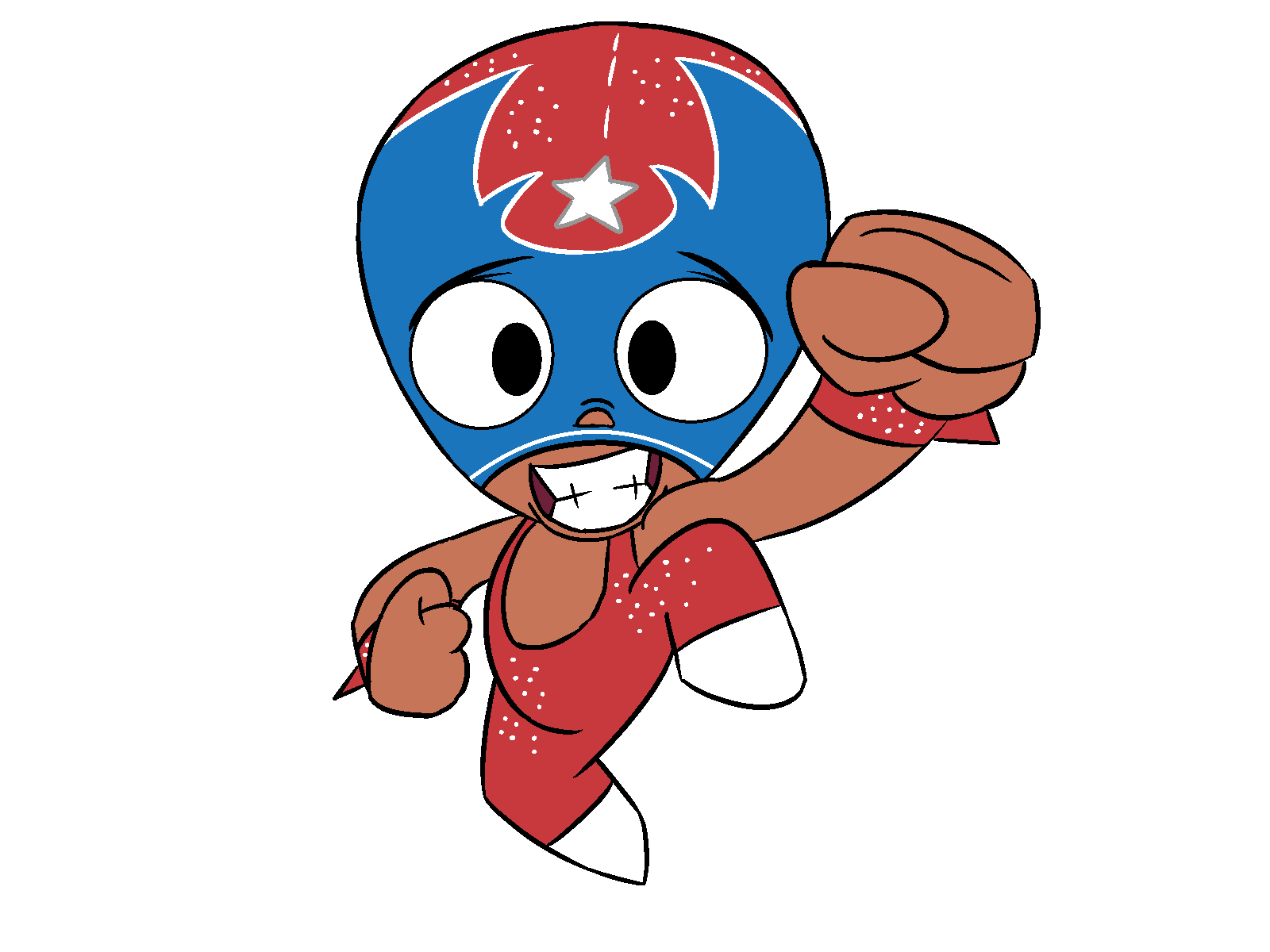 Mucha Luchadors - Rikochet By Zeolightning On Deviantart