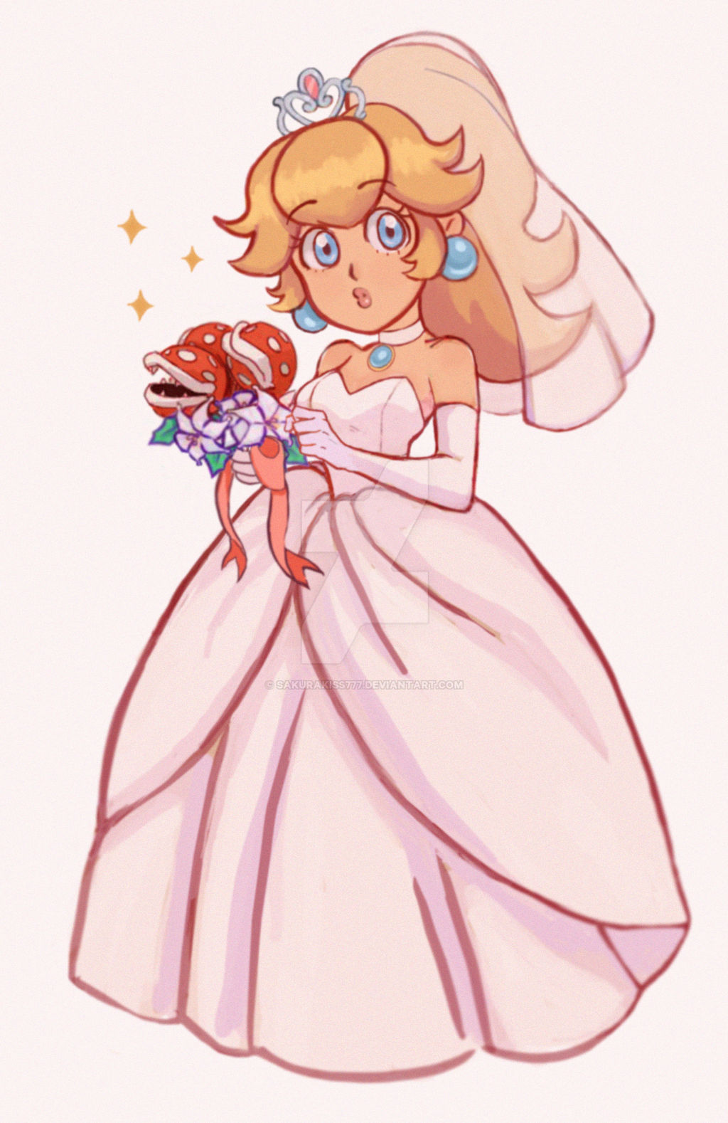 Princess Peach Wedding by sakurakiss777 on DeviantArt
