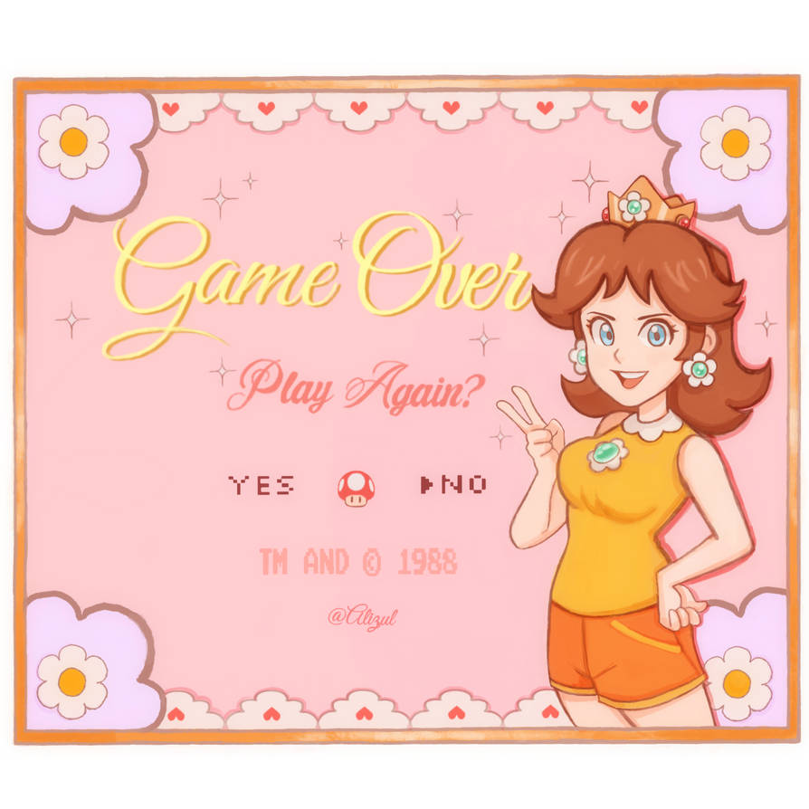 Game Over Daisy by sakurakiss777 on DeviantArt