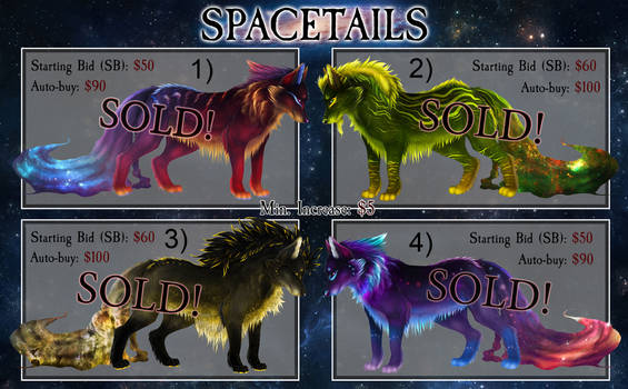 [CLOSED] Spacetails // Adoptable Auction #1