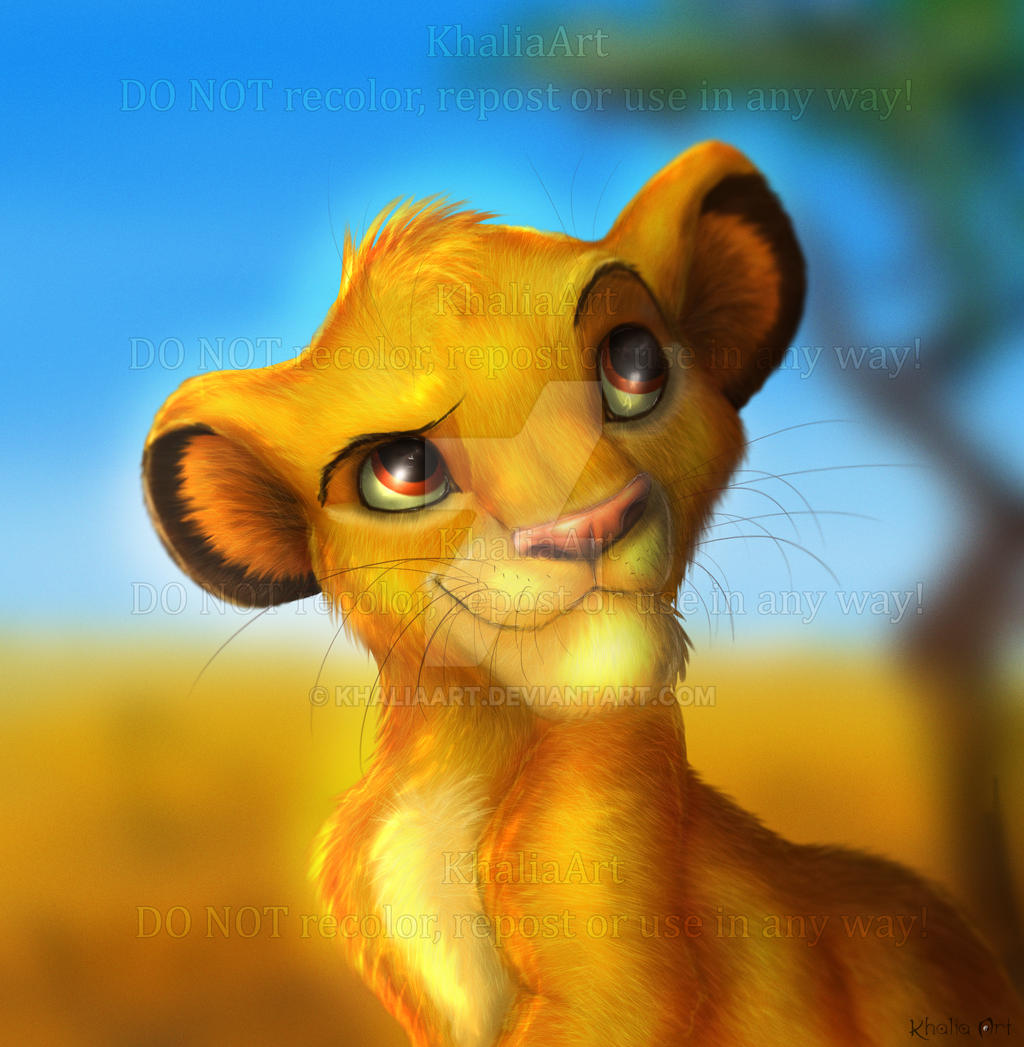 Simba by KhaliaArt on DeviantArt