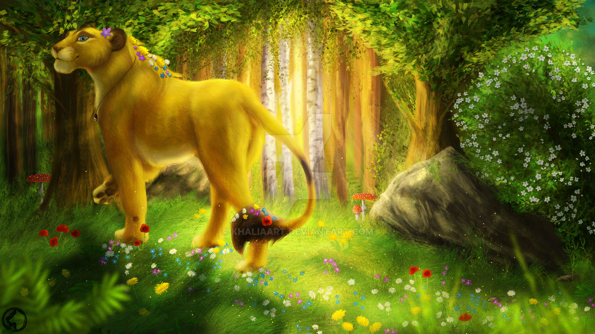 Princess Spring (step-by-step process!) by KhaliaArt on DeviantArt