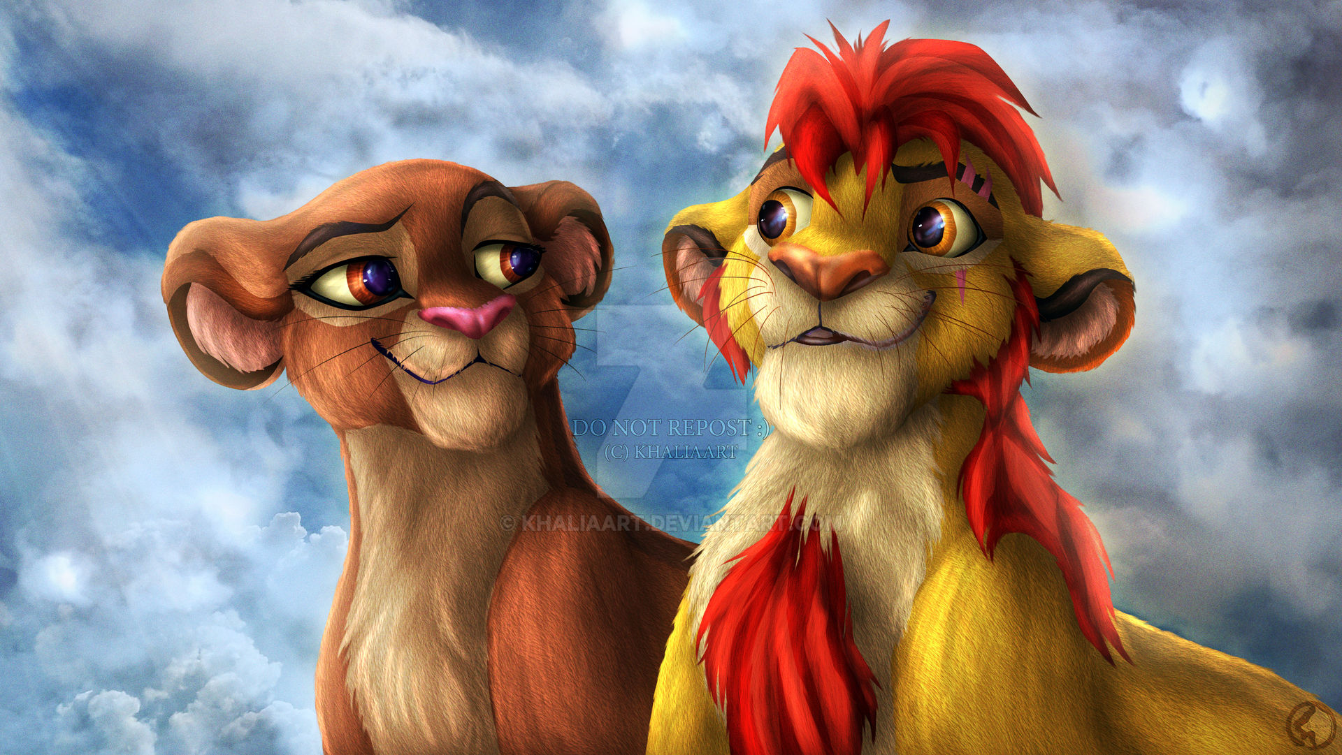Kion And Rani By KhaliaArt On DeviantArt kion-and-rani-by-khaliaart-on-deviantart